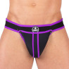 Sparta's Harness Jockstrap Shell Noir-Violet